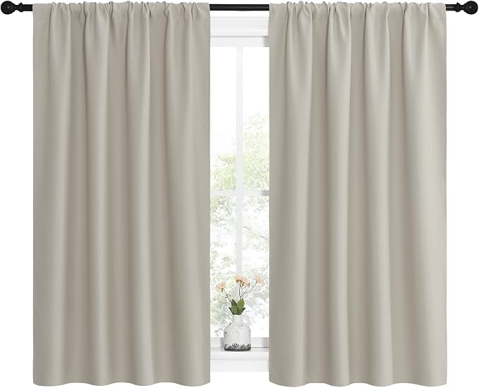 NICETOWN Blackout Curtains for Living Curtains, Room Darkening Window Curtain - Image 2