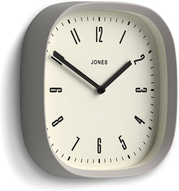 JONES CLOCKS® Marvel wall Clock | Modern Retro Rounded Square Clock | 10 inch | - Image 2
