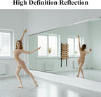 Ruomeng Home Gym Mirror, Large Frameless Body Mirror Tempered Glass - Image 6