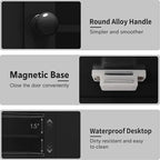 TaoHFE Black Bathroom over the Toilet Storage Cabinet, Wall Medicine Cabinet - Image 8