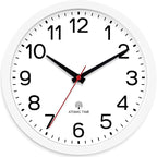 AKCISOT Atomic 10 Inch Wall Clock, Analog Indoor Battery Operated Clock by Akcisot