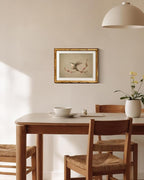 InSimSea Gold Bamboo Framed Canvas Wall Art, Vintage Spring Bird Paintings - Image 6