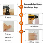 Bamboo Roller Shades for Outdoor Patio - Image 7