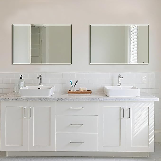 Ruomeng 2-Pack Bathroom Vanity Mirrors - Image 3