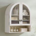 IFGET Bathroom Arched Wall Cabinet, 23.6'' Wide Medicine Cabinet by IFGETEnrichYourLivingSpace