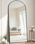 Suidia 58"x21" Arched Full Length Mirror - Image 2