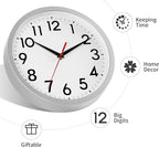 DAXSMY 14 Inch Wall Clock Large Battery Operated Big Silent Non Ticking Analog - Image 8
