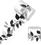 HOMETITUTE Wallpaper Border Peel and Stick Feather Texture Decorative Wall Trim by HOMETITUTE