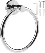 SetSail Towel Holder for Bathroom Wall Stainless Steel Hand Towel Ring Heavy by SetSail