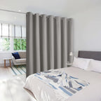 NICETOWN Silver Grey Room Separating Divider, Room Divider Curtain Screen by NICETOWN