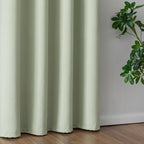 IGEMAEVE Sage Green Curtains 84 Inch Length 2 Panels Set, Light Filtering - Image 5