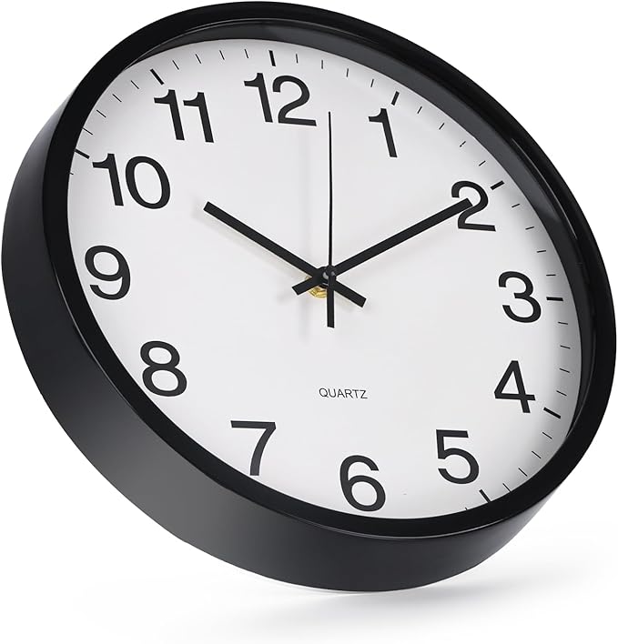 Wall Clock Non-Ticking Silent Quartz Movement Decor Clock Modern Simple Style - Image 2
