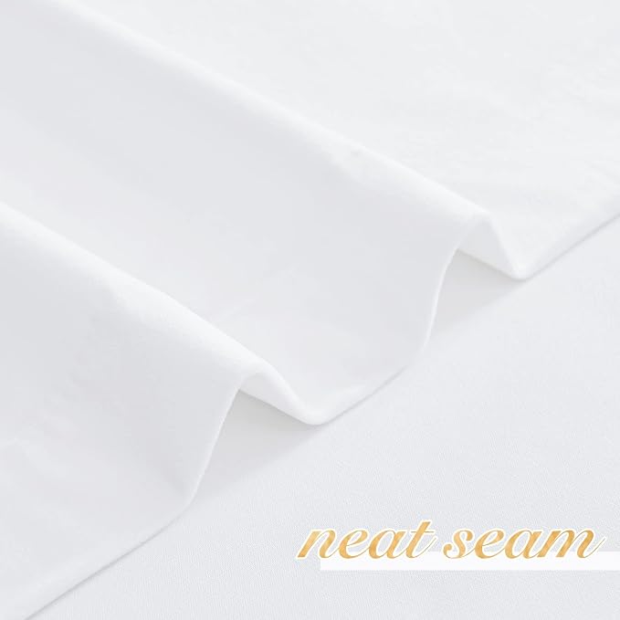 NICETOWN Insulated White Velvet Curtains - Image 6