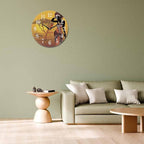 Mxocom African Woman Wall Clock Beautiful Black Woman - Image 7