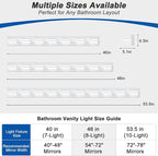 IZORRO LED Modern Bathroom Lights Fixtures, Matte White Acrylic Wall Lighting - Image 3