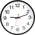 OceeK Black Wall Clock Silent Non Ticking 10 Inch, Modern Wall Clocks, Small by OceeK