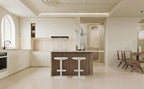 Dimoon 394''x23.6'' Cream Skin Peel and Stick Wallpaper Contact Paper Modern - Image 3