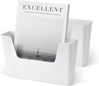 YOHOM Adhesive File Holder Plastic Document Folder Door No Drilling Mount Mail by Yohom