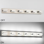 SOLFART LED Modern Bathroom Vanity Lights Over Mirror Fixture Brushed Nickel - Image 6