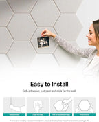 Soundsbay Acoustic Panels, 18 Pack Hexagon Soundproof Wall Panels High Density - Image 8