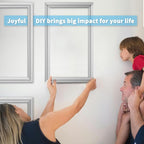 Art3d Pre-Cut Wall Molding Set of 6 pcs, Ready-to-Assemble Wainscoting Panels - Image 9