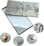 AULIGET 4-Piece Faux Stone Peel and Stick Backsplash Wall Tiles, Laundry Room - Image 5