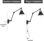 TRLIFE Wall Sconce Plug in, Dimmable Wall Sconce - Image 6