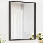 AAZZKANG Rectangular Metal Frame Mirror Retro Bathroom Bedroom Wall Mirrors by AAZZKANG
