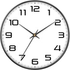 Silent Wall Clock with Extra Large Numbers by MABPEDO