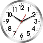 AKCISOT Wall Clock 10 Inch Silent Wall Clocks Battery Operated Non Ticking by Akcisot