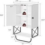 MAHANCRIS Bathroom Wall Cabinet - Image 2