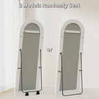 Koonmi LED Arched Full Length Mirror, Lighted Floor Mirrors - Image 9