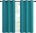 NICETOWN Room Darkening Curtains 48 inch Length 2 Panels, Thermal Insulated - Image 2