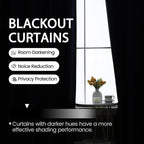 Beige Room Darkening Curtains 96 Inches Long - Image 5