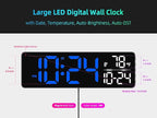 Large LED Digital Wall Clock - Image 3