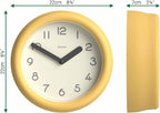JONES CLOCKS® Fuze wall Clock | Small Round Clock | Yellow | Playful Modern - Image 3