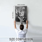 DIHSIEG Inspirational Canvas Wall Art funny bathroom wall art Print Poster - Image 2