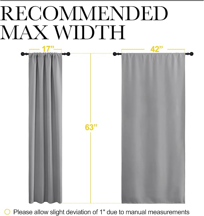NICETOWN Blackout Curtains Panels - Image 8