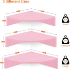 Homode Corner Shelf Wall Mount, 3 Tier Wood Corner Hanging Shelves, Living Room - Image 3