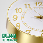 Wall Clock Modern Non-Ticking Battery Operated Silent Wall Clocks Simple Style - Image 6