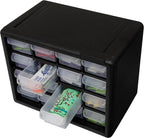 Akro-Mils 16-Drawer Plastic Storage Cabinet | 10-1/2 x 6-1/2 x 8-1/2 Inch | - Image 19