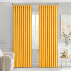 MIULEE Yellow Back Tab Blackout Curtains 84 Inch Length 2 Panels Set - Image 9