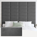 IFNOW Wall Mounted Upholstered Headboard, 3D Peel and Stick Soundproof Wall by IFNOW