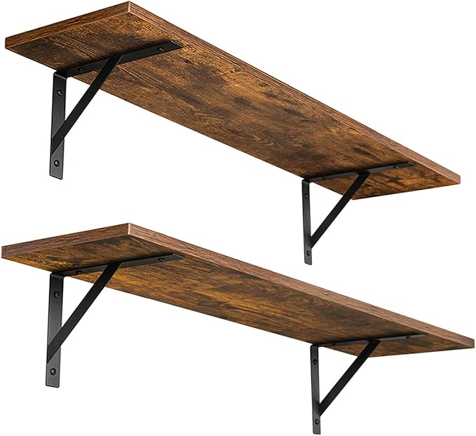 DINZI LVJ Wall Shelves, 23.6 x 7.9 x 6.1 Inch Floating Shelves by DINZILVJ