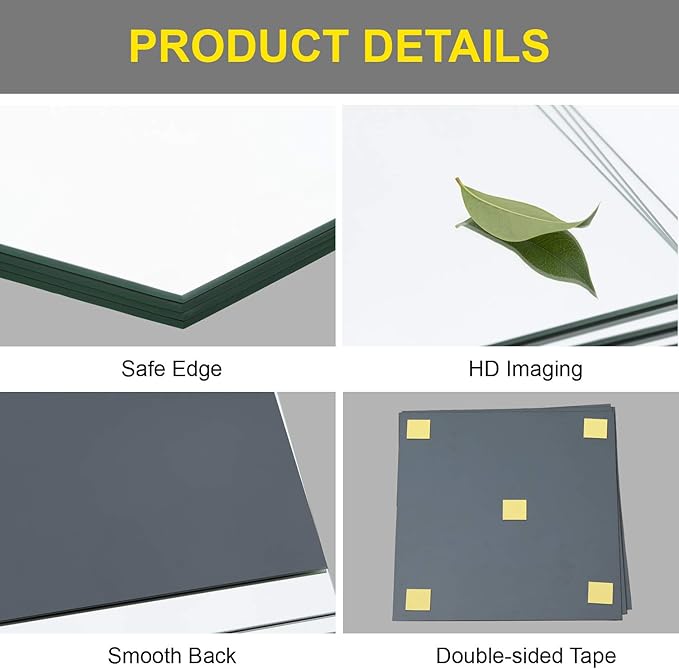 Ruomeng Full Length Wall Mirror Tiles, Living Room - Image 8