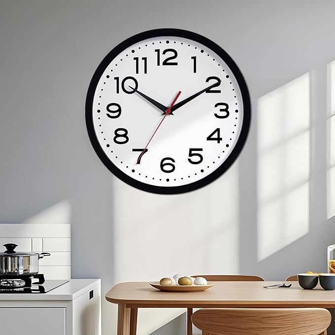Roymnie Wall Clock Silent Non-Ticking Modern Clock Battery Operated 18 Inch - Image 8