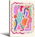 Funky Cute Kids Abstract Wall Art Trendy Bright Colorful Poster 16x24 inch by Medpol