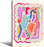 Funky Cute Kids Abstract Wall Art Trendy Bright Colorful Poster 24x36 inch by Medpol