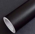 Yancorp 15.7"x787"/65.6 Feet Matte Black Peel and Stick Wallpaper Removable by YancorpHomeDecor