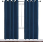 NICETOWN Moroccan Blue Blackout Curtains 78" Long, 2 Pieces - Image 2